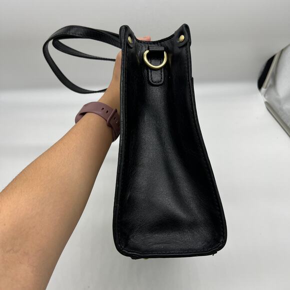 Patricia Nash Leather Ava Medium Tote with Crossbody Strap Tuareg Woven - Picture 3 of 16